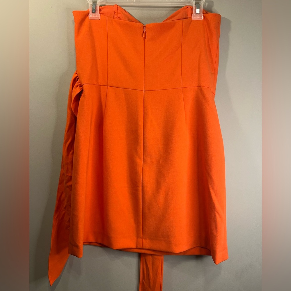 French Connection Neon Orange Dress